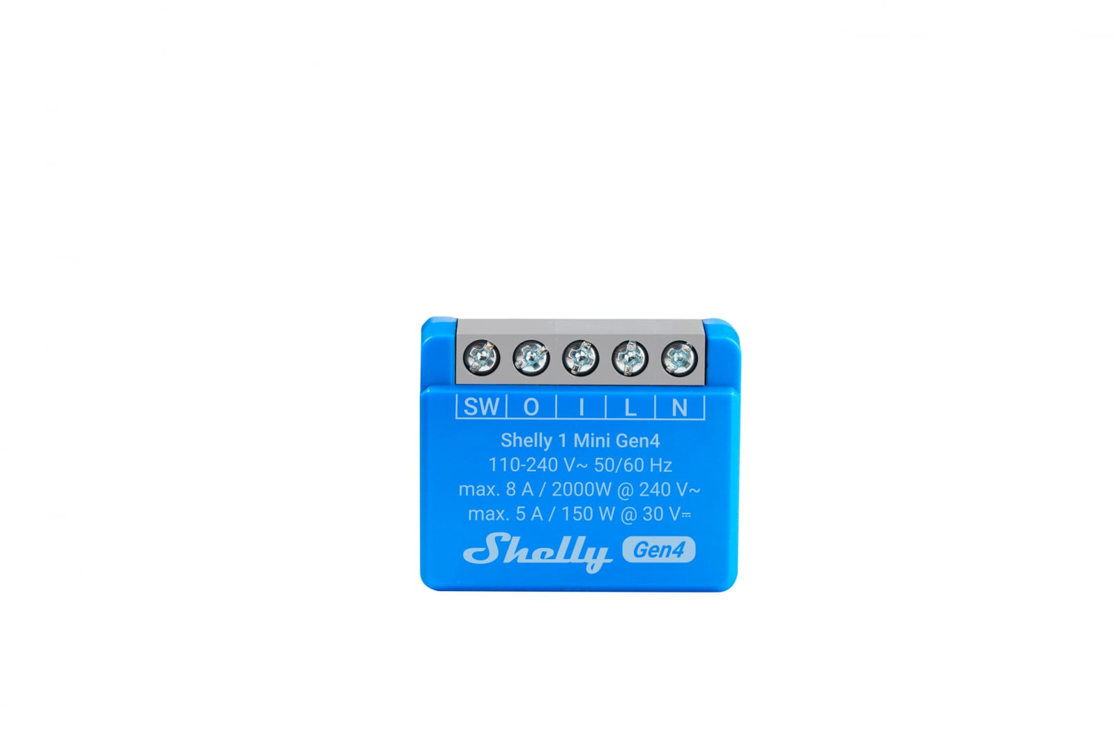 releu inteligent shelly 1 mini gen4, 1 canal, 8a, multiprotocol (wifi, bluetooth, matter, zigbee), contact uscat - imagine 5